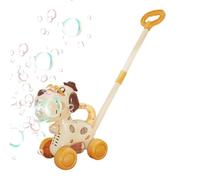 Bubble Machine - Cute Puppy Blower, Automatic Light Up, Versatile Push Toy | Active Outdoor Playset, Fun Party Activity, Easter Christmas Basket Stuffers Birthday Celebration Present Gift