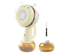 Bubble Machine, Electric Bubble Blower, Colorful Rotating Outdoor Toy with Lights for Kids, Beach Outings, Family Gatherings, Backyard Fun, 5.51x4.33x9.25 Inches 1 Piece