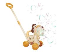 Bubble Machine For Kids - 6.89x4.72x16.54 Inches Dog Shaped Bubble Blower with Light - Automatic Outdoor Toys For Backyard, Park, Garden, Beach