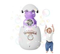 Bubble Machine, Light-Up Dinosaur Egg Blower Toy, Interactive Glow Bubble Maker, Educational & Portable Fun for Kids, Perfect for Backyard, Garden Parties, Birthdays, Easter, Christmas, and Beach