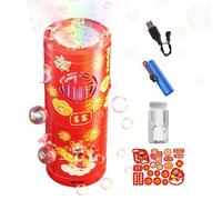 Bubble Machine-Portable Automatic Blower Light New Year Maker, High Output Professional Party Launcher, Festive Wedding Celebration Gear, Outdoor Birthday Accessory, Constant Toy | For Kids