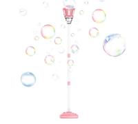 Bubble Machine - Street Lamp Design Outdoor Blower Toys Electric with Light and Music | for Playground Holiday Celebration Park School Party Birthday