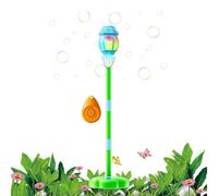 Bubble Machine - Streetlight Shaped Automatic Remote Control Bubble Blower with Lights and Music Multi Hole Summer Toy For Kids Boys Girls Birthday Party Outdoor