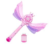 Bubble Machine Wand - Wings Design Automatic Glow Musical Bubble Blower