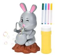 Bubble Maker - Bubble Machine, Cute Bunny Design Blower Play Toy | DIY Painting Mini Bubbles Machine for Kids Outdoor Activities Birthday Wedding Easter Party Favors Basket Stuffers