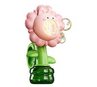 Bubble Maker for Kids, Portable Flower Foam Machine, Shake-Head Design with Colorful Lights, USB Rechargeable & Easy-To-Use, Indoor & Outdoor Play, Multi-Style, Single Set