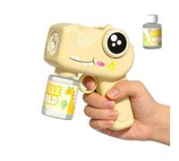 Bubble Maker Machine - Handheld Portable Bubble Blower | Bubbles Toy with Lights Sound | Automatic Soap Dispenser, 5000+ Bubbles/Min, 75ml Solution, for Kids Boys Girls Birthday Backyard Bath Summer B