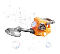 Bubble Maker Toy, Bubble Blower Machine, Sprinkler Foam Game, 15.35X4.72X7.48 Inch Leak Proof Light Up Design for Kids Birthday Party Lawn Backyard Wedding Garden Use, Outdoor Fun Play Toy