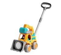 Bubble Maker Truck - Juguete motorizado de estilo de construcción, equipo de soplado de espuma interactivo, máquina de empuje para la educación temprana | Niños pequeños Aprendizaje Creativo