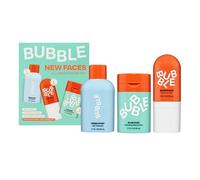Bubble - New Faces All Ages Starter Kit - Gel Cleanser, Moisturising Moisturizer, Refreshing Toner, Complete Skin Care Kit for Fresh