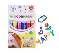 Bubble Pen Set - 3D Colorful Heat Activated Painting Markers, Handmade Art