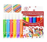 Bubble Pen Set, 6 Color Heat Activated Funny 3D Drawing Marker For Kids