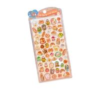 Bubble Stickers,Cute 3D Animal Toys - Reusable Japanese Bunny Crystal Stickers,for Kids Boys Girls Diary Notebook Pencil Case Phone Case Planner Journals Laptop Skateboard