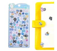 Bubble Stickers,Cute 3D Animal Toys - Reusable Japanese Bunny Crystal Stickers,for Kids Boys Girls Diary Notebook Pencil Case Phone Case Planner Journals Laptop Skateboard