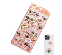 Bubble Stickers - Divertido animal 3D Resin Bubble, Toy Sticker Sheet, Japanese Crystal Sushi Style Decals Strong Adhesive Fun Stickers, for Kids Teens Adults on Pencil Case | Tablet Cup Luggage