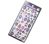 Bubble Stickers - Japanese Style Decal Sheets | 3D Cute Mini Stickers Perfect for Girls, Boys, Halloween, Scrapbook, Classroom Phone or Journal Crafts, 7.87x3.74x0.24in
