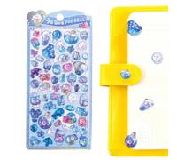 Bubble Stickers - Pegatinas de burbujas 3D de estilo japonés, calcomanías con divertidos motivos de sushi de animales, pegatinas de resina versátiles para niños, niñas, adolescentes en botella de agua