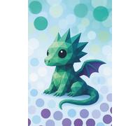 Bubble Tea Dragon || Lined Notebook, 6x9, 120 Pages: Journal for Whimsical Notes, Schoolwork, or Creative Writing