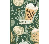 Bubble Tea Dreams Lined Notebook: For Thoughts That Pop Like Tapioca Pearls