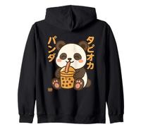 Bubble Tea Panda Boba Kawaii Tapioka Anime Cute Sudadera con Capucha