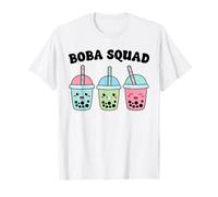 Bubble Tea Squad Tapioca Perlas Leche Adolescente Chicas Kawaii Boba Camiseta