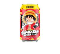 Bubble Tea Ultrapop sabor fresa y melocotón 320 ml - bebida con perlas boba - pack de 3 unidades