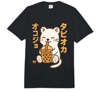 Bubble Tea Weesel Boba Kawaii Tapioka Anime Cute Comfort Colors Adult Heavyweight T-Shirt