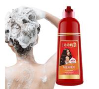 Bubble Tinte natural para el cabello, color Bubble Dye | 500 ml de champú de color de larga duración, color burbuja agradable para la piel, champú instantáneo de burbujas, champú natural para el