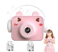 Bubble Toys for Kids - Máquina de burbujas automática de temas de animales con luz LED y sonido | 60 ml de fácil fabricante de burbujas de recarga para bodas, cumpleaños, diversión de fiesta | Soplado