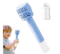 Bubble Wand - Electric Outdoor Party Favor Toy, Handheld Maker Toy | Multi Hole Blower Maker With Soft Illumination Light, 90ml Solution Leak Proof Design For Birthday, Wedding Party