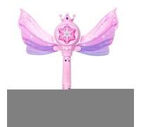 Bubble Wand Stick, Musical Wings Toy, Light-Up Foam Blower, Automatic Glow Machine, Outdoor Bubble Fun for Backyard Events, Birthday, Garden, Celebration, Girls, Kids, Ladies, Cute Design