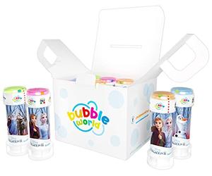 Bubble World - Frozen Party Pack Princesas Disney Pompas de jabon, Multicolor