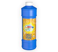 Bubble World - Recarga Líquido para Pompas de Jabón - Pompas de Jabón Niños - Líquido Listo para Usar para Pompas y Pomperos - Hipoalergénico - Sin Parabenos - Sin Gluten - 1 L - Made in Italy