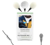 Bubblebee Industries Parabrisas de micrófono para micrófonos de solapa/lavalier, reduce el ruido del viento y el ruido de la ropa, kit de micrófono, cubierta de viento para micrófono SENNHEISER ME