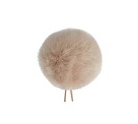 Bubblebee Industries The Windbubble Lavalier - Parabrisas color beige, tamaño 4 (8-13 mm), reduce el ruido del viento, compatible con Sennheiser MKE 2, MicBooster Clippy EM272, Shure WL183