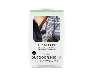 Bubblebee The Outdoor Mic Kit For Deity W.Lav Pro, negro