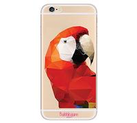 Bubblegum Carcasa protectora para iPhone, diseño de artístico de gato, gel, Artistic Parrot Big, iPhone 6+ 6splus