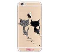 Bubblegum Carcasa protectora para iPhone, diseño de artístico de gato, gel, Artistic Walking Cats, iPhone 5C