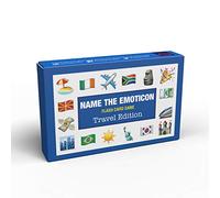 Bubblegum Stuff- Emoticono Name The Emoji - Juego de Cartas de Viaje, Color Azul, Talla única (17104)