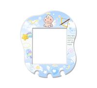 BUBBLELOGUS Adhesivo holográfico para placa frontal láser Tamagotchi Uni, calcomanía autoadhesiva para placa facial, piel protectora brillante para mascotas virtuales, (para uni-Angel Blue)