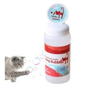 Bubbles Cats - Catnip Infused Bubble Toy, Safe Playtime Dispensador | Divertidas burbujas de jabón para interior y exterior para gatitos, entretenimiento, jardín, césped, actividad para mascotas