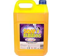 Bubbles World Botella de 5 litro, líquido de jabón para Hacer pompas, Megaburbujas, Gigante Burbujas
