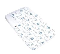 Bubblin Sábanas Compatible Next to Me 83x50 cm Juego de 3 Piezas: Funda de Almohada + Sábana Superior + Funda de Colchón con Esquinas 100% Algodón OEKOTEX Parure para Cuna Cosleeping Next2Me (Medusa)