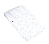 Bubblin Sábanas Compatible Next to Me 83x50 cm Juego de 3 Piezas: Funda de Almohada + Sábana Superior + Funda de Colchón con Esquinas 100% Algodón OEKOTEX Parure para Cuna Cosleeping Next2Me (Nube)
