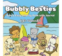 Bubbly Besties: Bold & Easy Coloring Book with Journal