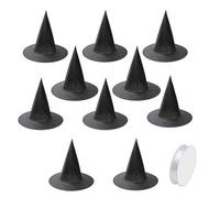 BUBEFSKD 10 piezas de sombrero de bruja colgante refinado colgante colgante colgante decoración elegante perfecto para espacios de oficina magníficos regalos colgantes decoraciones no dañan