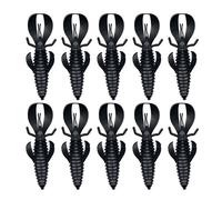 BUBEFSKD 10 Uds señuelos de plástico suave señuelos locos pescadores locos