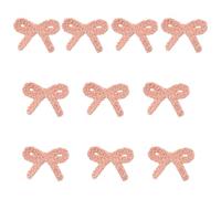 BUBEFSKD 10pcs parches de tela bordados apliques coser en nudos de arco bordado para ropa chaquetas jeans mochilas accesorios de ropa