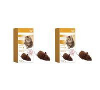 BUBEFSKD 1pc/2pcs Divertido Ratón Forma Juguete Squeaky Sonido Gato para el Ejercicio de Mascotas Pull & Back Moving Cats Running Entrenamiento Squeaky Sound Ratón Juguete