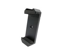 BUBEFSKD 2. Abrazadera de teléfono ligera de aleación de aluminio tornillo de 1/4 pulgadas para trípodes de transmisión en vivo accesorios soporte de clip para trípode de teléfono